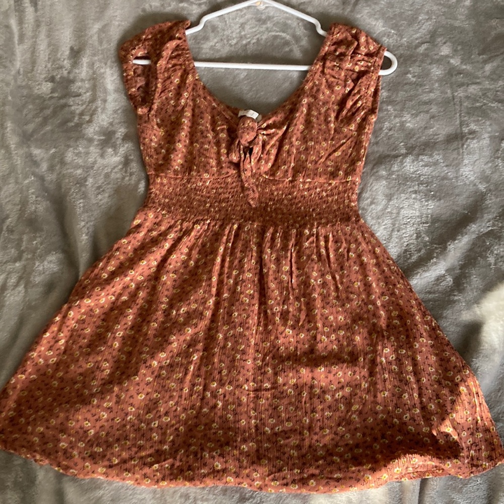 Blush floral dress
